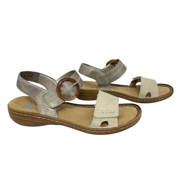 Rieker Antistress Regina Leather Slingback Comfort Women's sandals size 6 - Picture 1 of 9